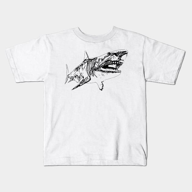 Shark Kids T-Shirt by Nimmersatt